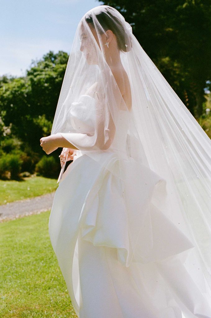 Yukkie looking radiant before the first look